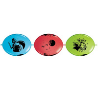 Balon QLink 12, nadr. Star Wars , pastel mix specjalny/ 50 szt. KK