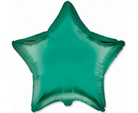 Balon foliowy 18" - Gwiazda (satynowy zielony)