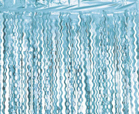 Kurtyna Spirale, metaliczna turkusowa 100x200 cm