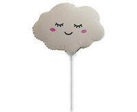 Balon foliowy 14" - Chmurka (matowa Creamy Latte)