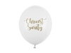 Balony 30 cm, Chrzest Święty, Pastel Pure White (1 op. / 50 szt.)