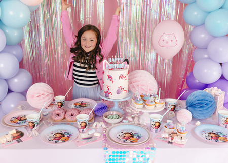 Talerzyki Koci Domek Gabi, mix, 23 cm (1 op. / 6 szt.)