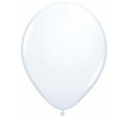 Balon 5", pastel biały / 100 szt.