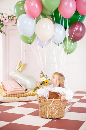Balony Strong 30 cm, Pastel Prune (1 op. / 100 szt.)