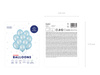 Balony Strong 27cm, Metallic Baby Blue (1 op. / 10 szt.)