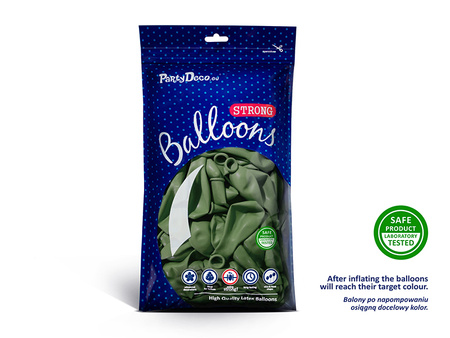Balony Strong 30 cm, Pastel Rosemary Green (1 op. / 100 szt.)