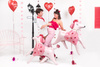 Balon foliowy Serce ''I love you'', 45 cm, mix