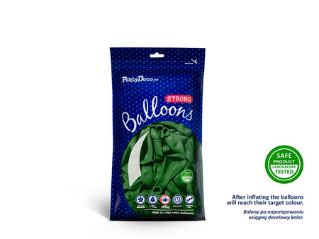 Balony Strong 12cm, Pastel Emerald Green (1 op. / 100 szt.)