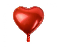 Balon foliowy Serce, czerwone, 10/ 100szt.