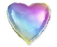 Balon foliowy 18" - Serce (gradient pastelowy)