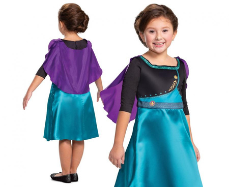 Strój Anna Queen Basic - Frozen 2 (licencja), rozm. S (5-6 lat)