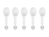 Balony LED 30 cm, biały (1 op. / 5 szt.)
