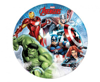 Talerzyki papierowe Avengers Infinity Stones Next Generation Marvel,23 cm 8 szt. (papier FSC)