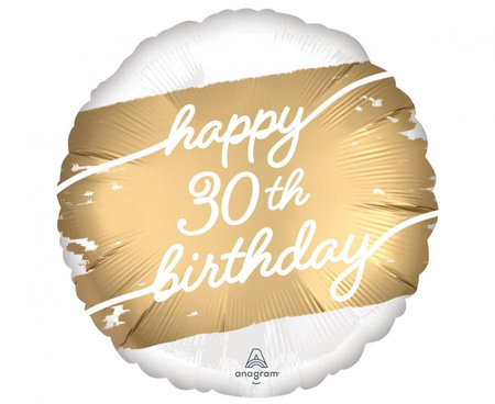 Balon foliowy 18" - Golden age 30