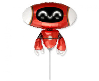 Balon foliowy 14" - Robot Red