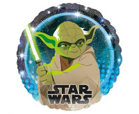 Balon foliowy18" STAR WARS GALAXY YODA
