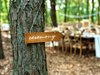 Drewniany drogowskaz  Ceremony, 36x7,5cm