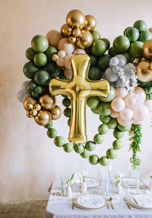 Balony Strong 12 cm, Pastel Rosemary Green (1 op. / 100 szt.)