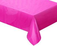 Obrus foliowy metaliczny magenta, 137x183 cm