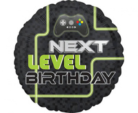 Balon foliowy 18" - Level Up Birthday