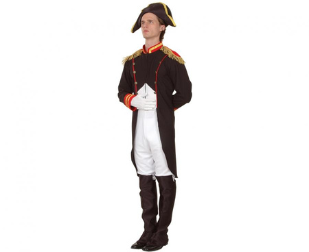 Zestaw dla dorosłych Napoleon (kapelusz, płaszcz, spodnie z nakładkami ), rozm.56