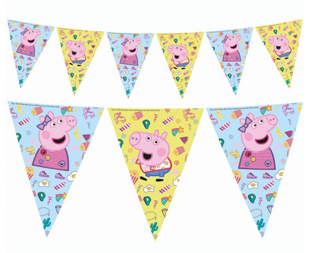 Banner Peppa Pig, 9 flag, 230 cm