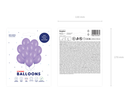 Balony Strong 30cm, Pastel Lavender Blue (1 op. / 10 szt.)