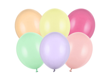 Balony Strong 27cm, Pastel Mix (1 op. / 10 szt.)