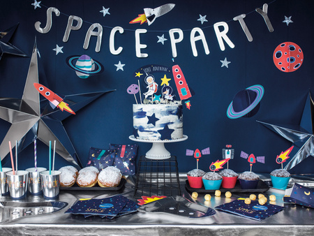 Topper na tort  Kosmos, 9,5-24,5cm (1 op. / 7 szt.)